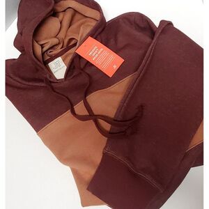 Jack Threads Hoodie Sweatshirt XL Hot Chocolate /  Tan Striped NWT JT-S17-F003